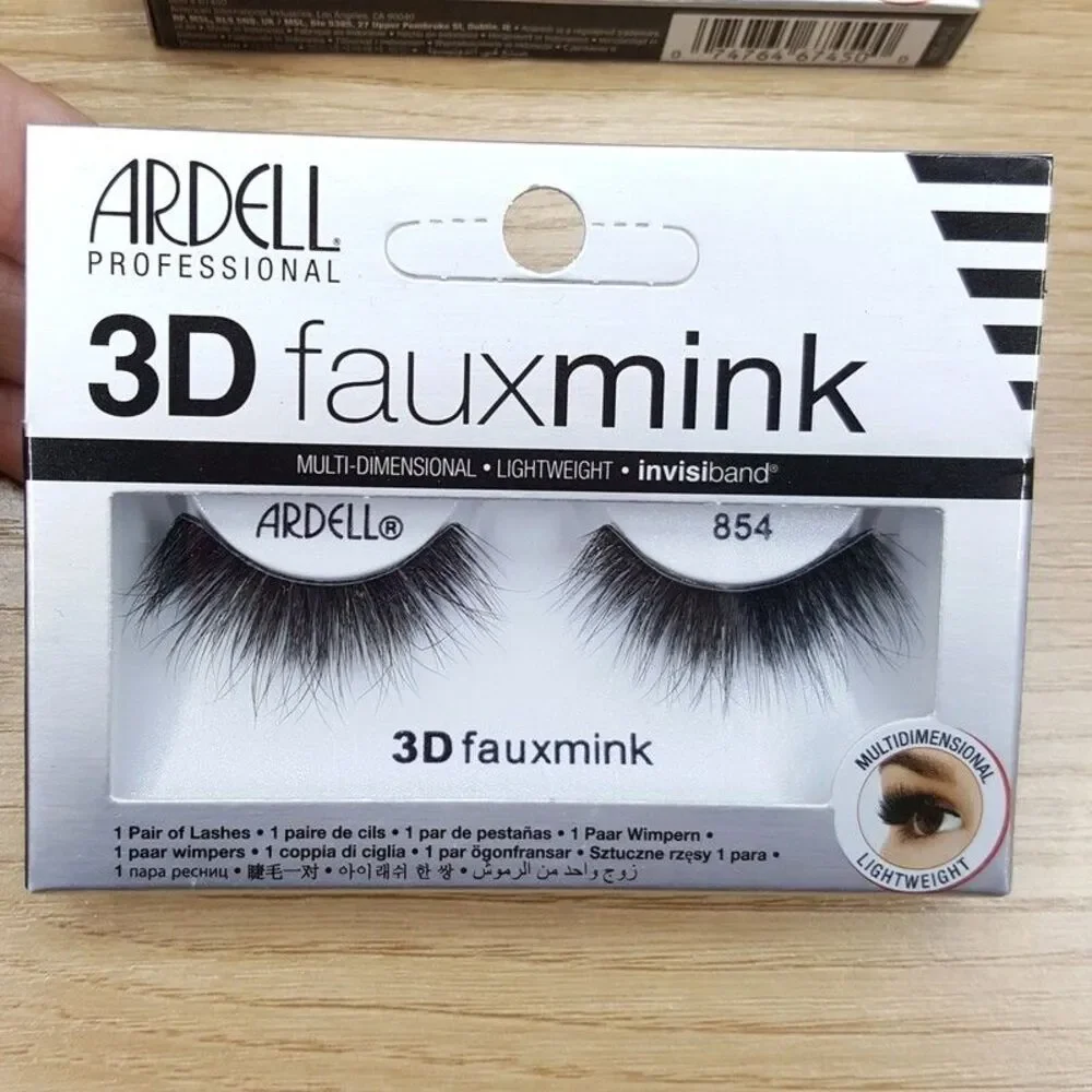 Ardell Professional 3D Faux Mink Fake Lashes 854 Soft Volume 2-Pack